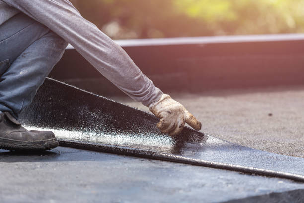 Professional Exterior Waterproofing technician working in Mount Morris, MI
